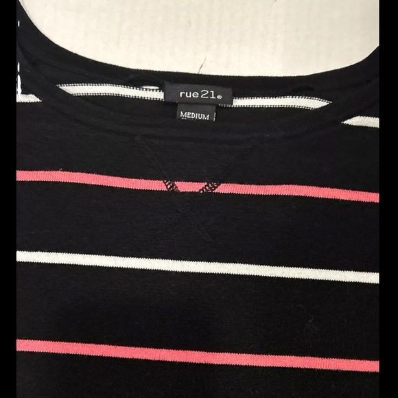 Rue21 Striped Pullover Sweater, Size M. - Picture 4 of 6